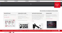 Desktop Screenshot of hebie.de